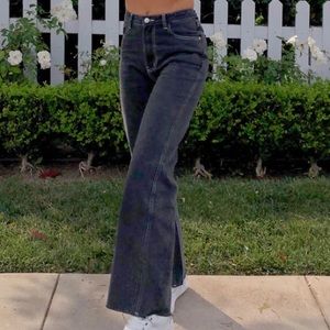 PRINCESS POLLY BOUNDLESS BLACK DENIM JEANS